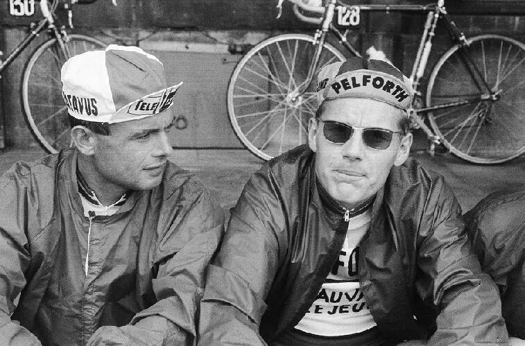 Tour de France, Cees Haast (Televizier) en Jan Janssen (Pelforth)